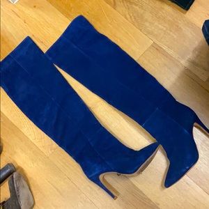 Weekend sale!!Joie over the knee blue Boots!! Size 37!